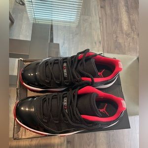 Air Jordan 11 Retro low Black and Red brand new men’s size 9.5